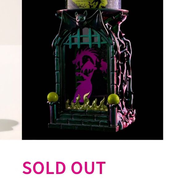DISNEY VILLIANS x BATH & BODY WORKS Maleficent Shadowbox Light Up Candle Holder - Picture 10 of 14
